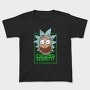 Zombie Rick Morty Eyes Blood 99, Tricou Copii