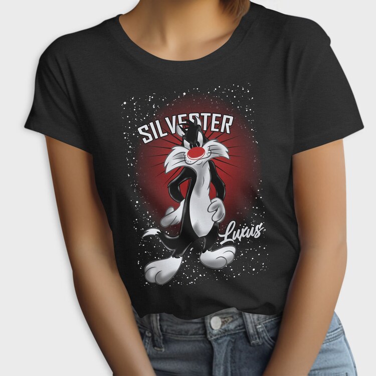 Silverster Sly Eyes Red, Tricou Femei