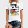 Mickey Mouse Urban Pattern, Tricou Barbati (Unisex)
