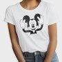 Mickey Mouse Waving Urban Art 99, Tricou Femei