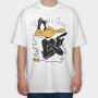 Daffy Duck Looney Tunes Urban Art, Tricou Oversize Barbati (Unisex)
