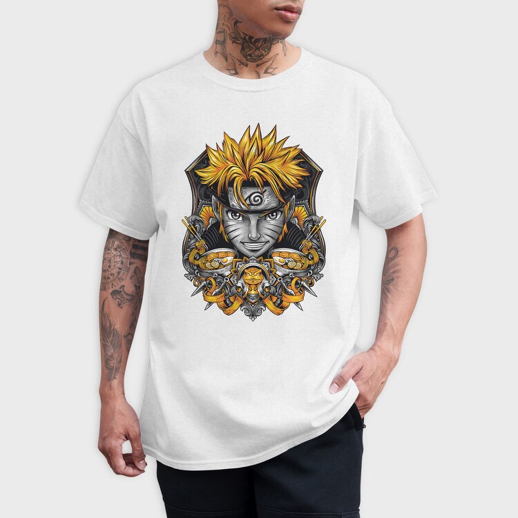 Naruto Food Noodles Urban Art, Tricou Barbati (Unisex)