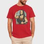 Mona Lisa Lifter, Tricou Barbati (Unisex)