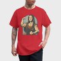 Mona Lisa Lifter, Tricou Barbati (Unisex)