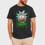 Zombie Rick Morty Eyes Blood 99, Tricou Barbati (Unisex)