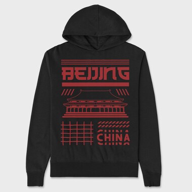 Beijing, Hanorac Oversize Barbati (Unisex)