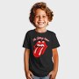 Rolling Stones Lips Red Crack Rock Ribbons, Tricou Copii