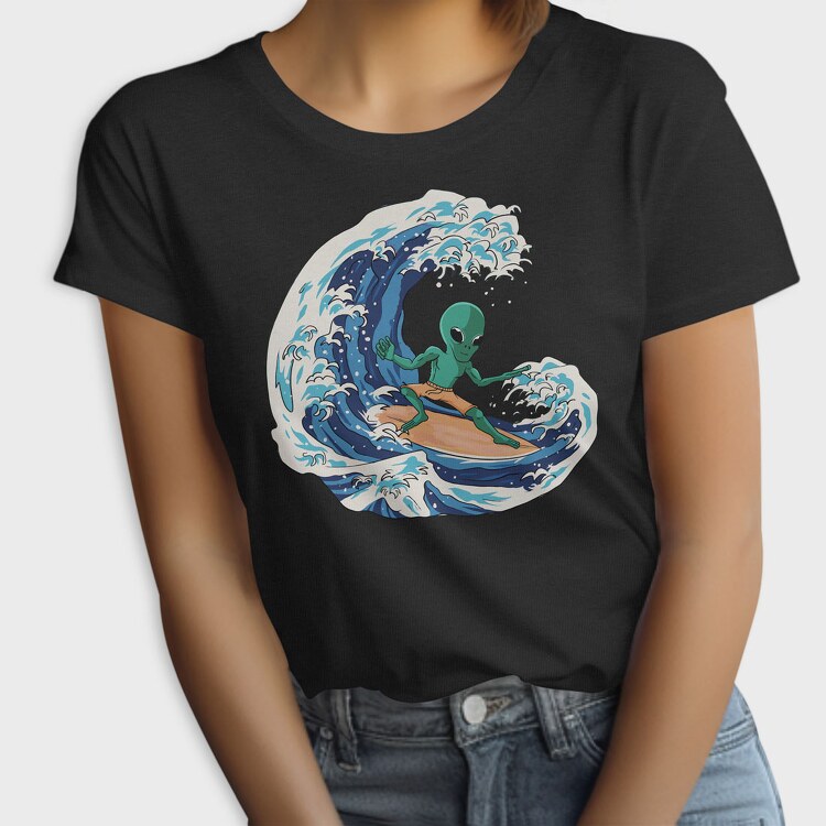 Surfing Alien, Tricou Femei