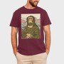 Monkey Mona Lisa, Tricou Barbati (Unisex)