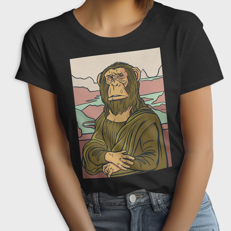Monkey Mona Lisa, Tricou Femei