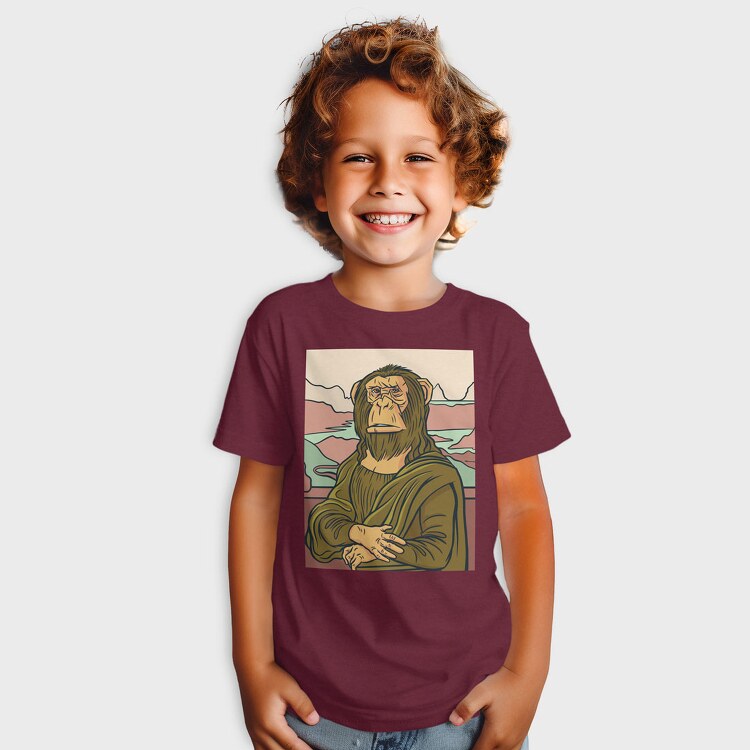 Monkey Mona Lisa, Tricou Copii