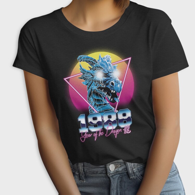 Dragon Retro Wave, Tricou Femei