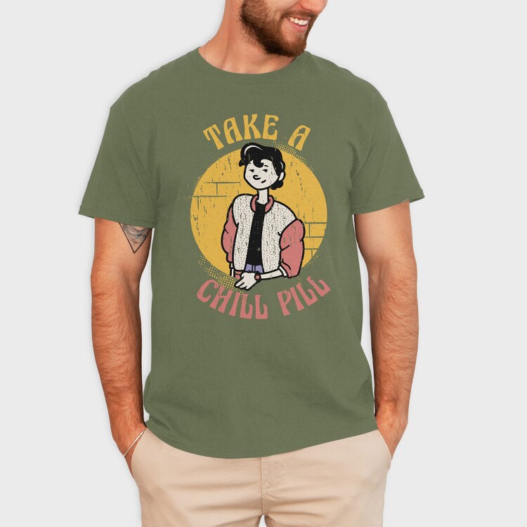 Take a Chill Pill, Tricou Barbati (Unisex)