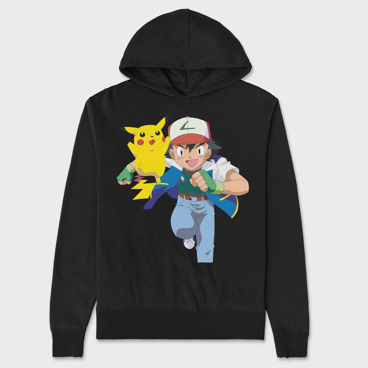 Hanorac Barbati (Unisex), Cartoon Retro Pokemon 2