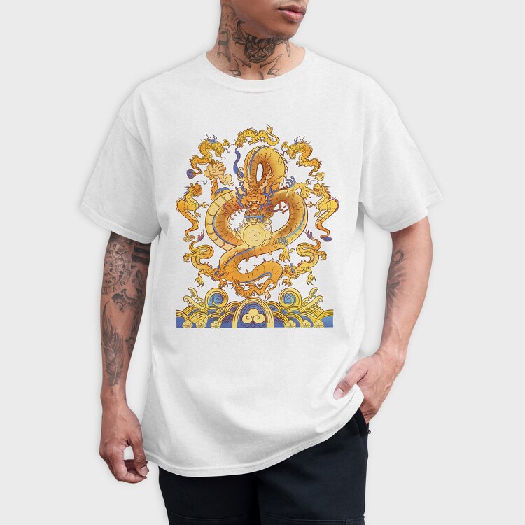 Dragon Traditional, Tricou Barbati (Unisex)