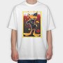 Daffy Duck Urban Art 99, Tricou Oversize Barbati (Unisex)