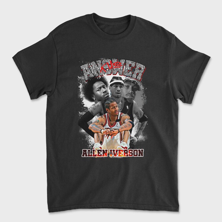Allen Iverson, Tricou Barbati (Unisex)