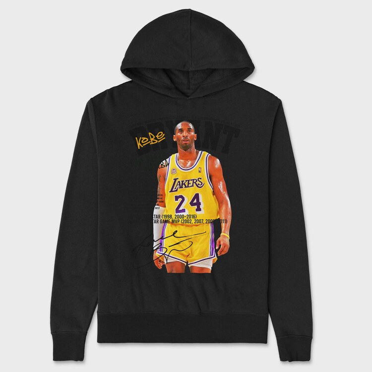 Bryant Lakers, Hanorac Oversize Barbati (Unisex)