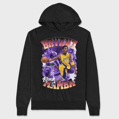 Bryant Mamba Lakers, Hanorac Oversize Barbati (Unisex)