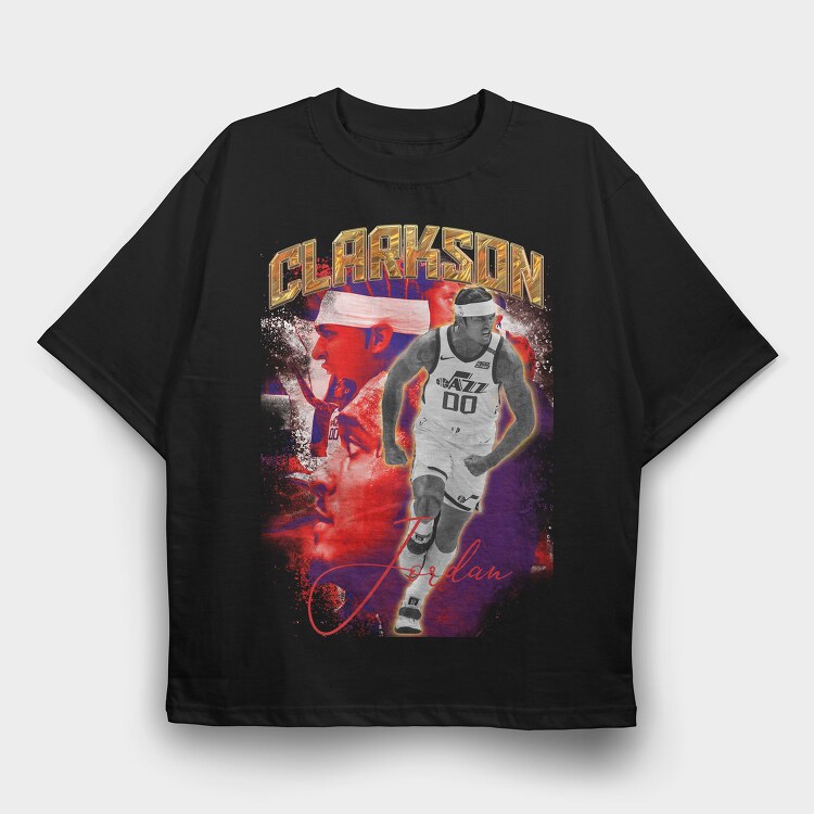 Clarkson Grizzlies Jordan, Tricou Oversize Barbati (Unisex)
