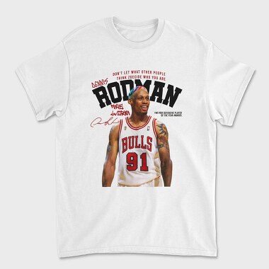 Dennis Rodman Bulls, Tricou Barbati (Unisex)