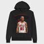 Dennis Rodman Bulls, Hanorac Oversize Barbati (Unisex)