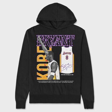 Kareem Abdul Jabbar Los Angeles Lakers, Hanorac Oversize Barbati (Unisex)