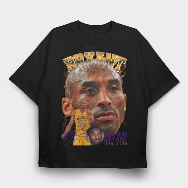 Kobe Bryant Lakers 24, Tricou Oversize Barbati (Unisex)