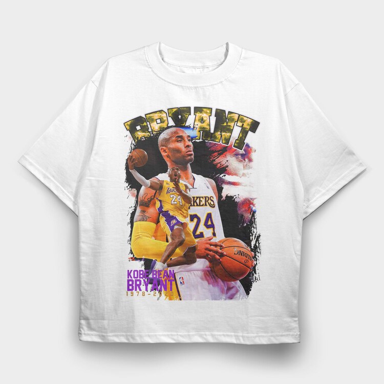 Kobe Bryant Legend, Tricou Oversize Barbati (Unisex)