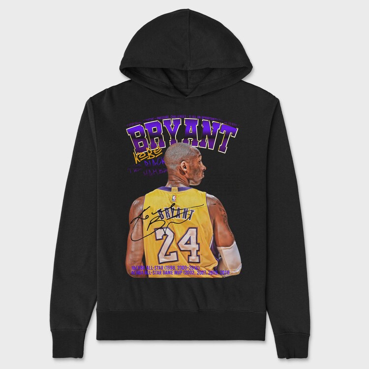 Kobe Bryant Mamba, Hanorac Oversize Barbati (Unisex)