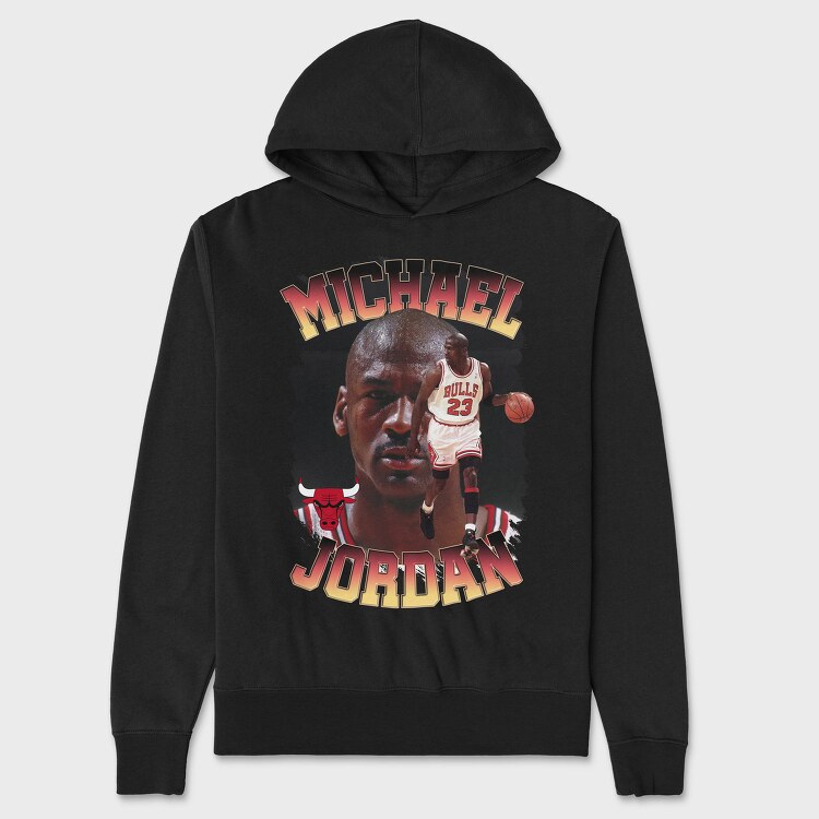 Michael Jordan Basketball, Hanorac Oversize Barbati (Unisex)