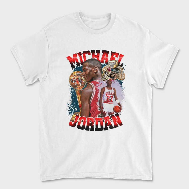 Michael Jordan Bulls, Tricou Barbati (Unisex)