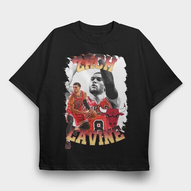 Nba Zach Lavine, Tricou Oversize Barbati (Unisex)