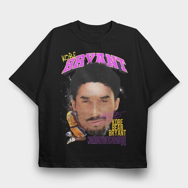 Neon Kobe Bryant, Tricou Oversize Barbati (Unisex)