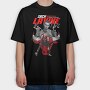 Layne Chicago Bulls, Tricou Oversize Barbati (Unisex)