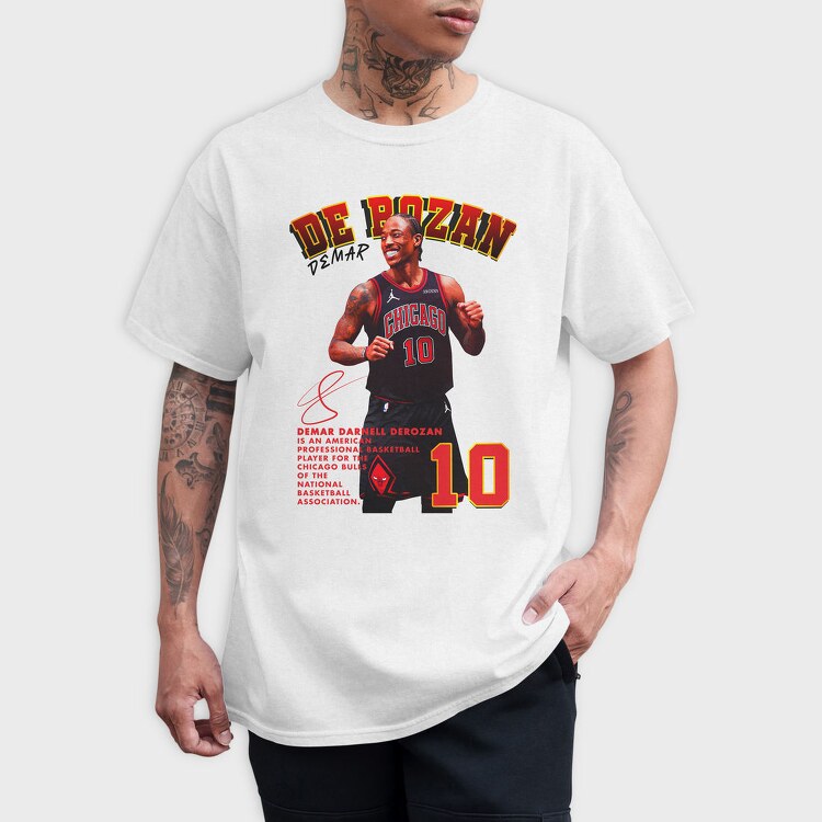 Demar Derozan 10, Tricou Barbati (Unisex)