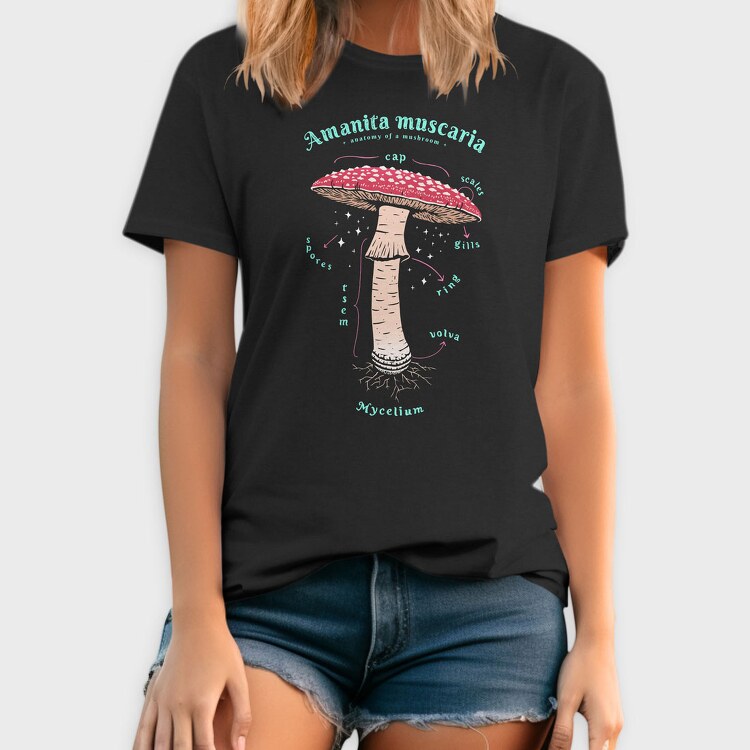 Amanita Muscaria, Tricou Barbati (Unisex)