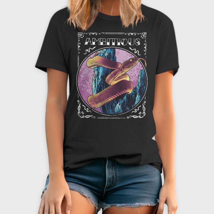 Ambitious Snake, Tricou Barbati (Unisex)