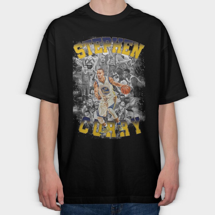Stephen Curry Nba, Tricou Oversize Barbati (Unisex)