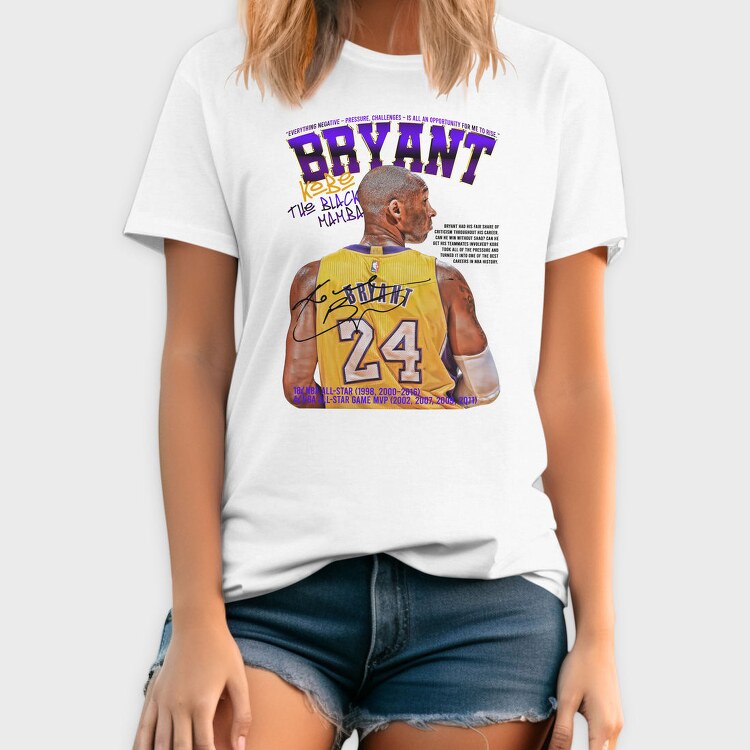 Kobe Bryant Mamba, Tricou Barbati (Unisex)