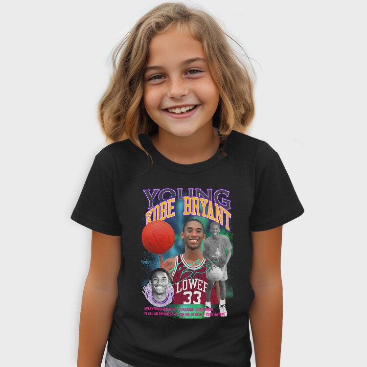 Kobe Bryant Basketball Motivation, Tricou Copii