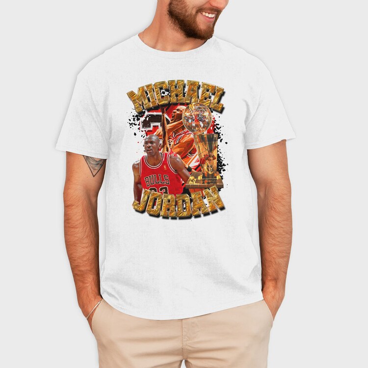 Michael Jordan Nba, Tricou Barbati (Unisex)