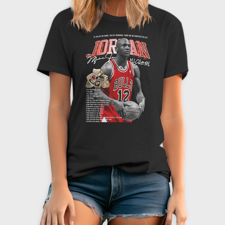 Jordan Bulls Rings, Tricou Barbati (Unisex)