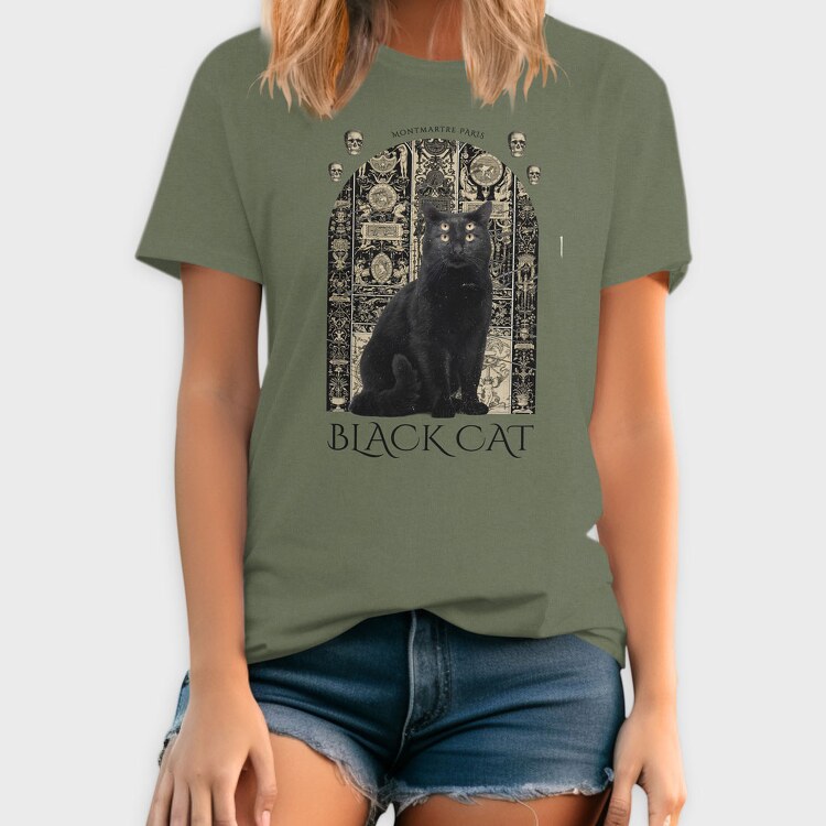 The Black Cat, Tricou Barbati (Unisex)