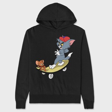 Tom and Jerry 24, Hanorac Oversize Barbati (Unisex)