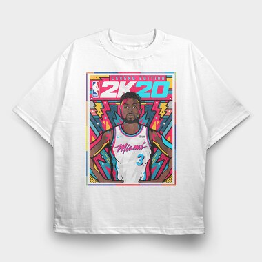 MIAMI WADE 2K20, Tricou Oversize Barbati (Unisex)