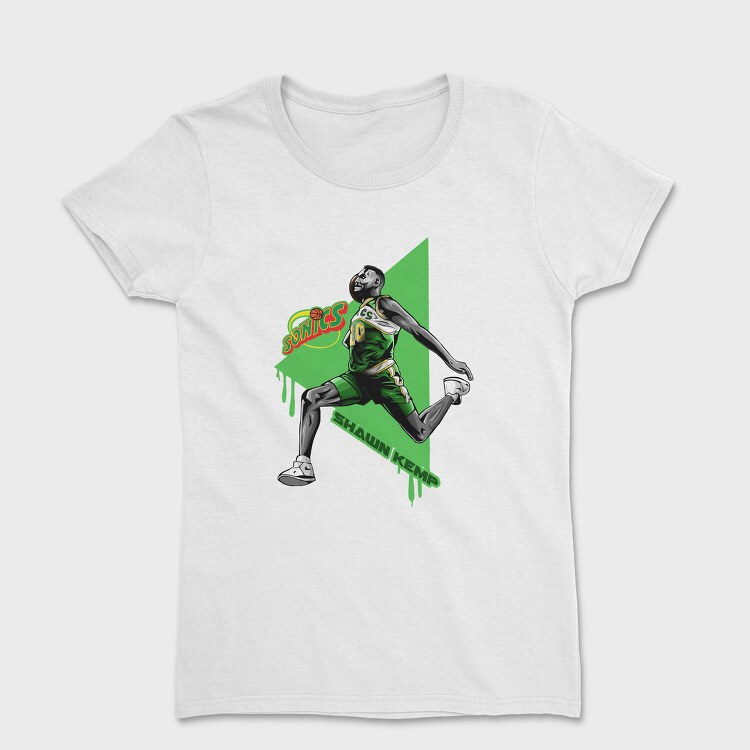 SHAWN KEMP Art2, Tricou Femei