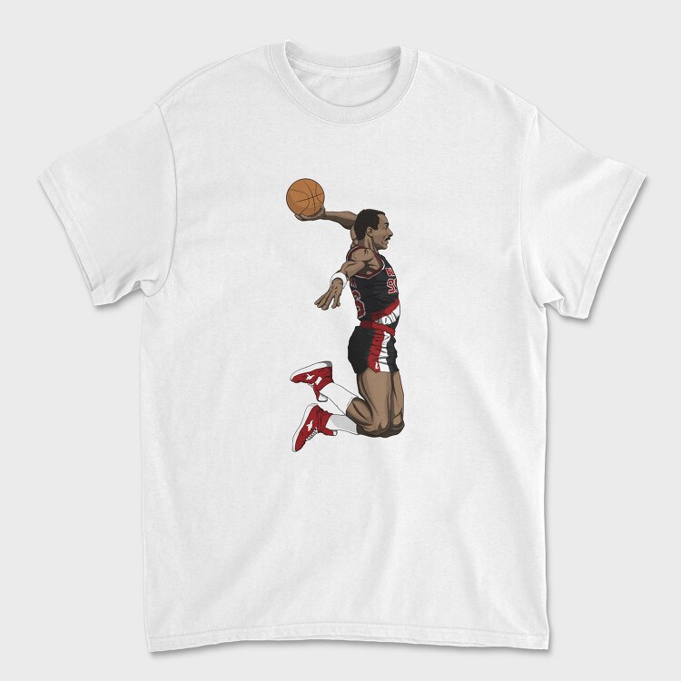 CLYDE DREXLER Art1, Tricou Barbati (Unisex)