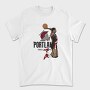 CLYDE DREXLER Art2, Tricou Barbati (Unisex)