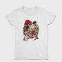 D ROSE Collage Art, Tricou Femei